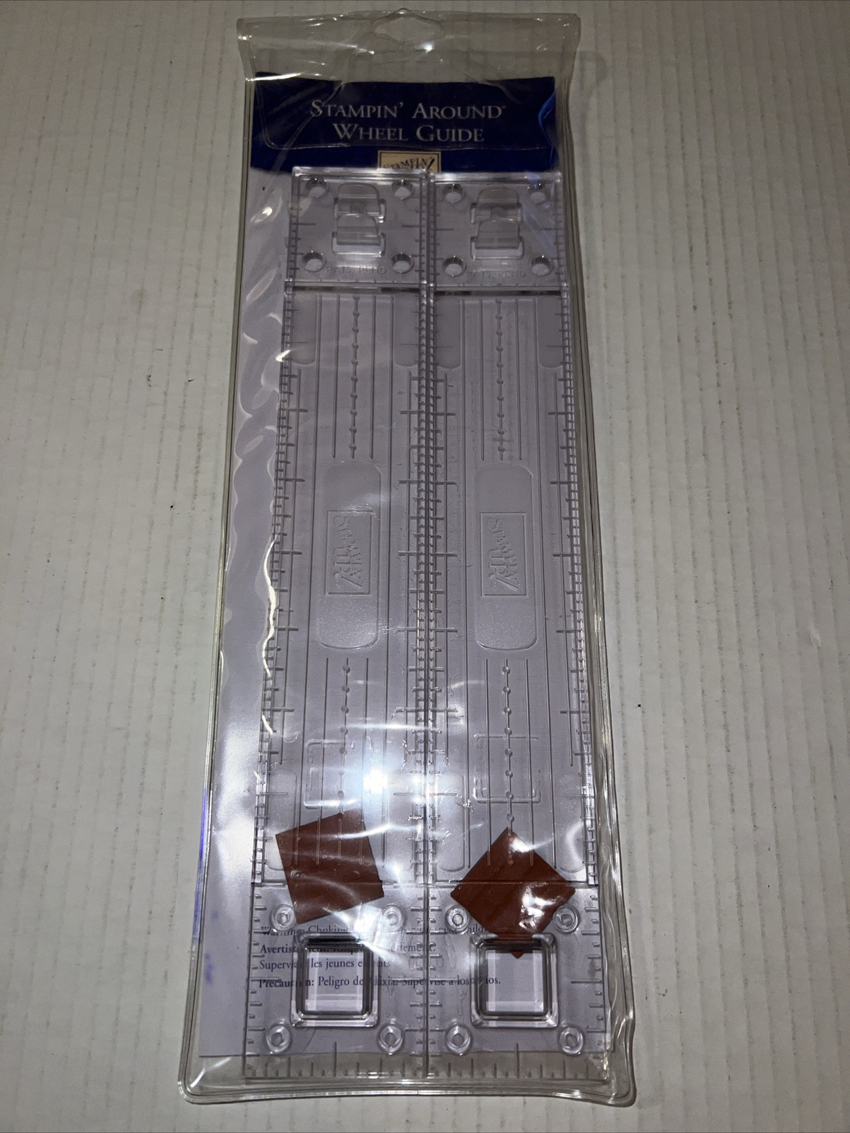 Stampin Up! Stampin' Around Wheel Guide 2 snap together 12" rulers
