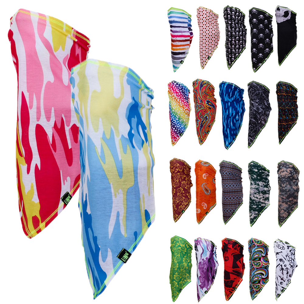Bandana Face Mask Scarf Neck Gaiter Motorcycle Breathable Headwear Face Cover US