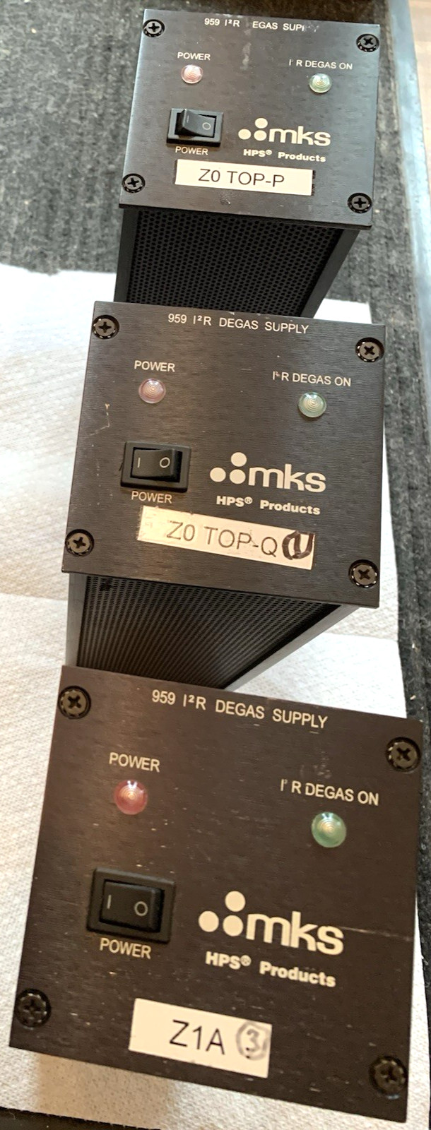 mks INSTRUMENTS 959 I2R "100015009" DEGAS SUPPLY FOR HOT CATHODE CONTROLLER $99
