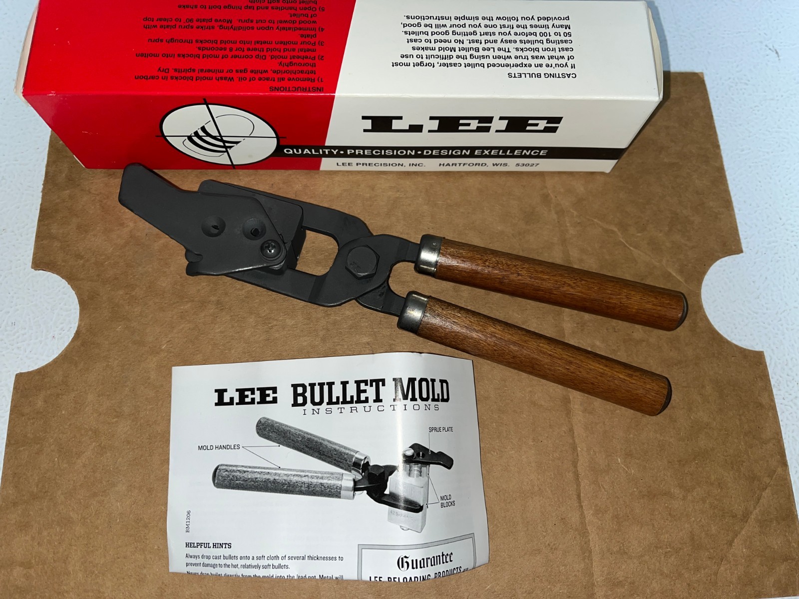 LEE 2 Cavity Bullet Mold 90346 TL452-230-2R 45 ACP 230 Grain