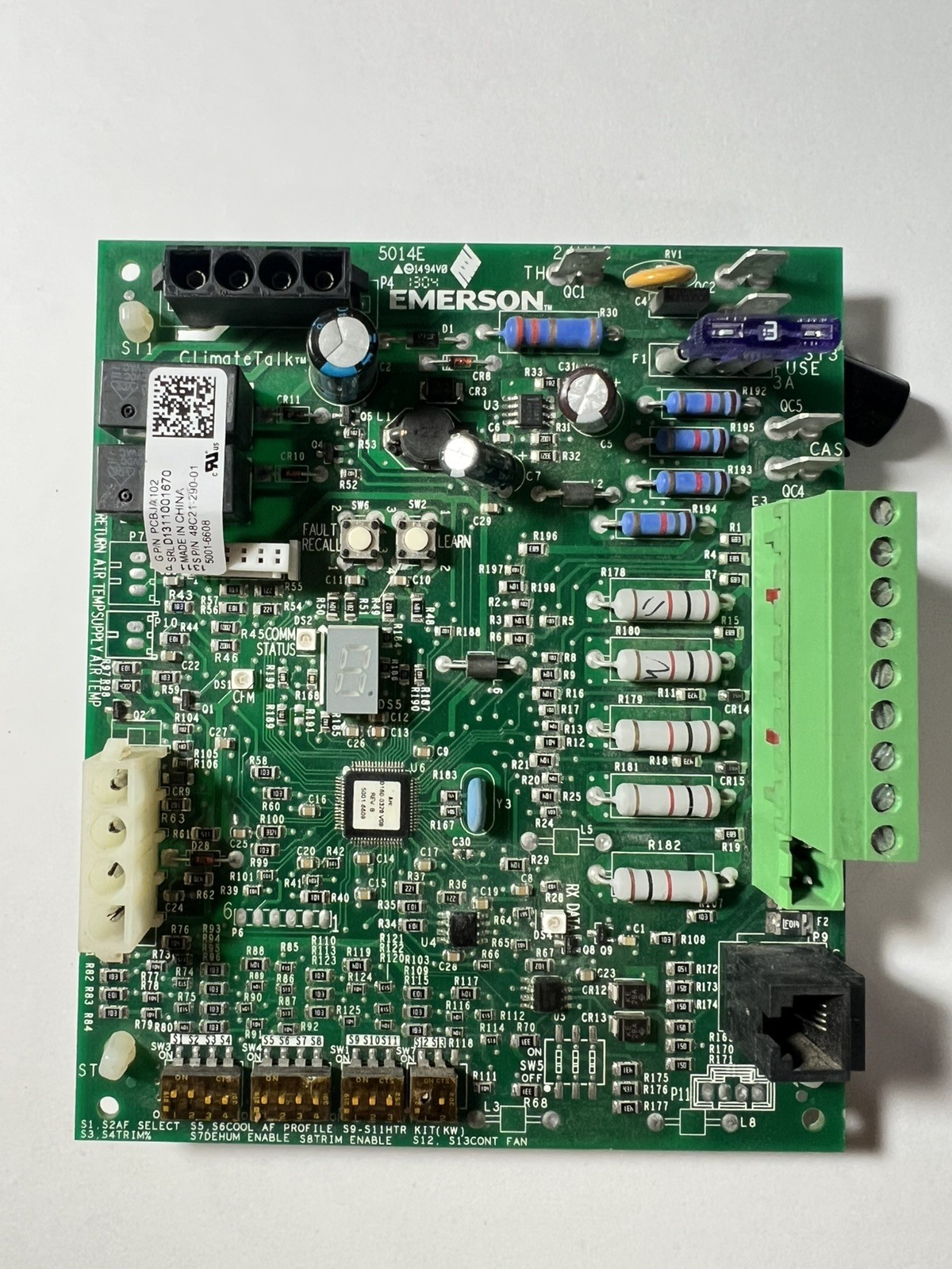 Emerson Circuit Control Board PCBJA102 48C21-290-01
