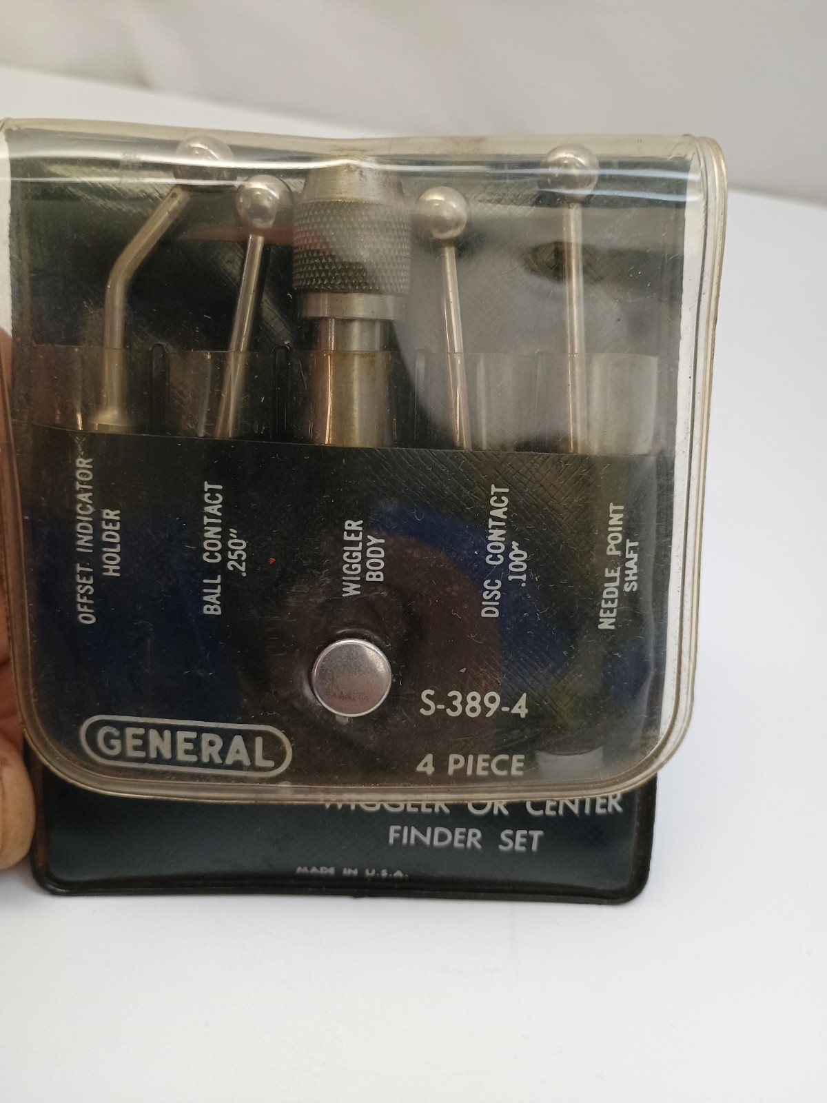 General S-389-4 Wiggle Or Center Finder Set Made In USA