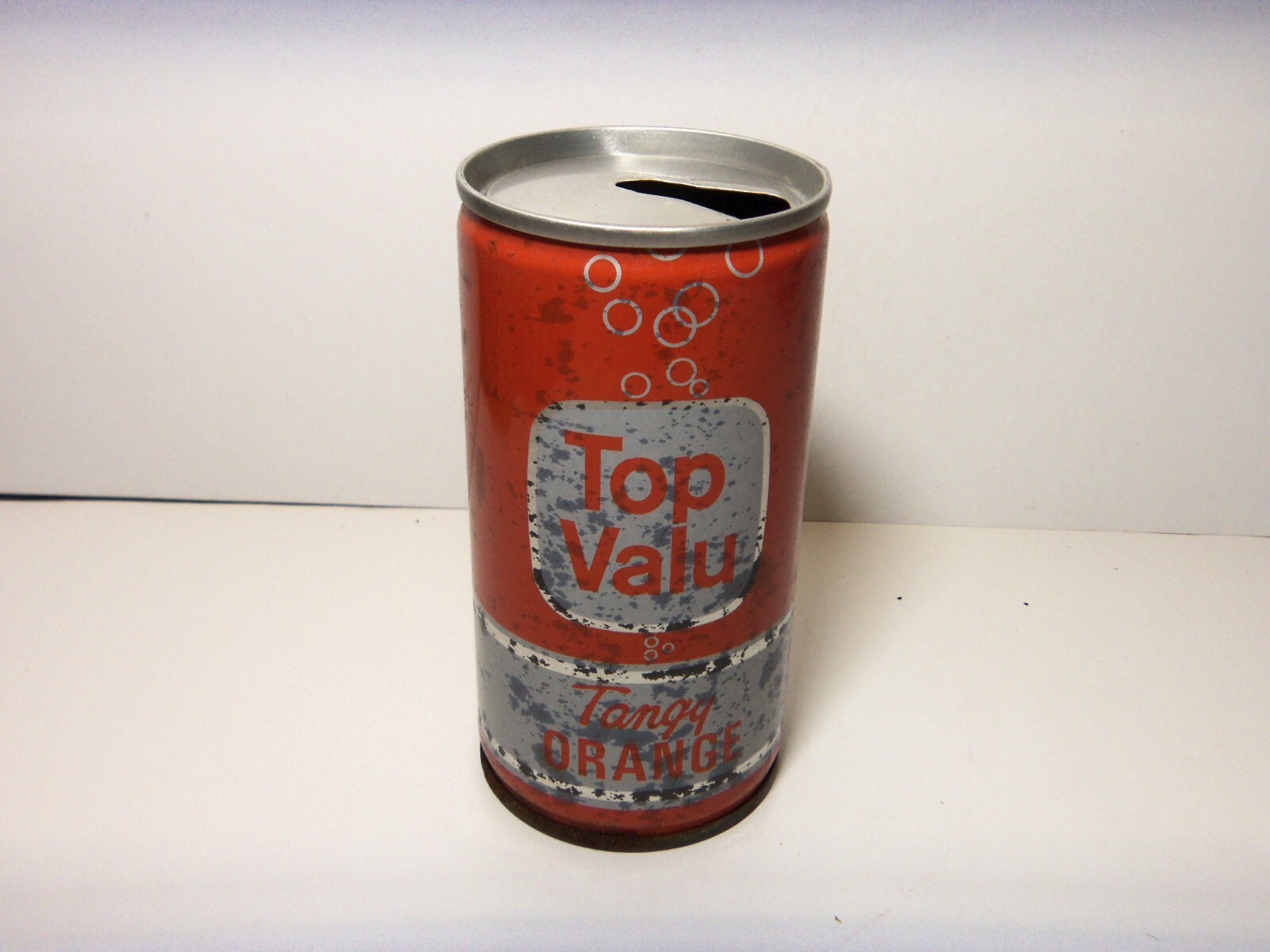 TOP VALUE  TANGY ORANGE SODA 10 OZ STEEL CAN  OTTAWA, CANADA