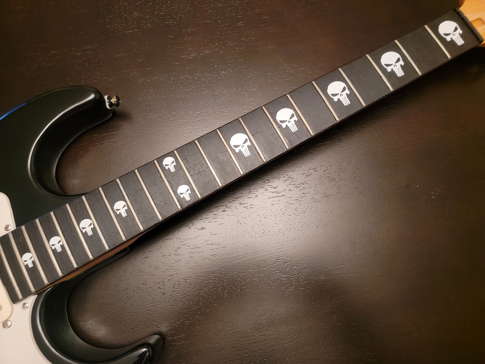 Skulls Design #3 Fretboard Markers Vinyl Decals Inlays for Any Guitar 30 Colors!