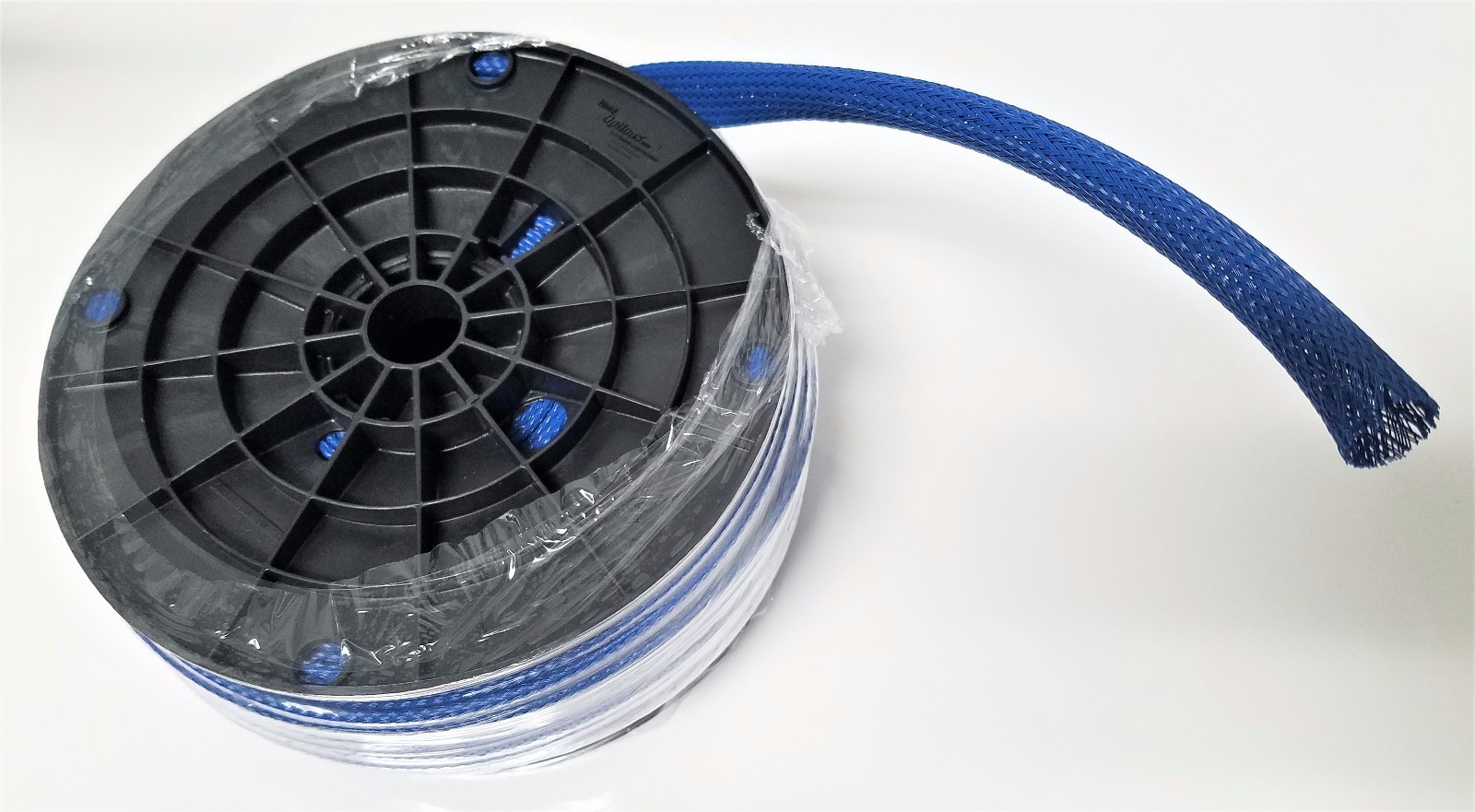 3/4" 100 feet BLUE Expandable Braided Sleeving Flexible Car Wiring Tubing Audio
