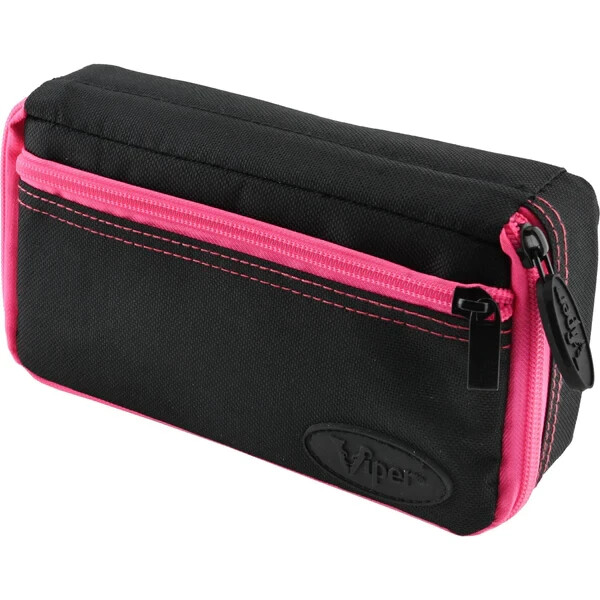 PINK VIPER PLASMA DART CASE WILL HOLD 1 SET FULLY LOADED DARTS