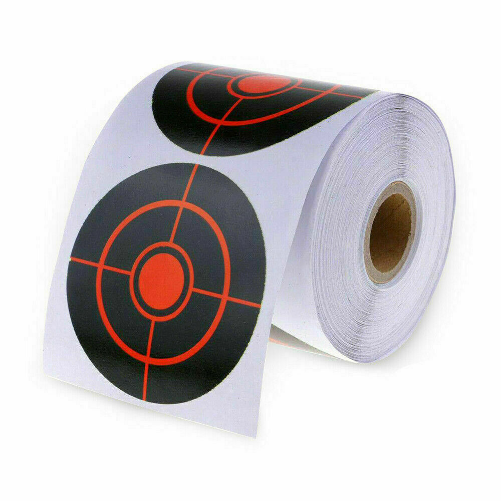 100/500Pcs 3" Shooting Self Adhesive Targets Splatter Reactive Target Stickers