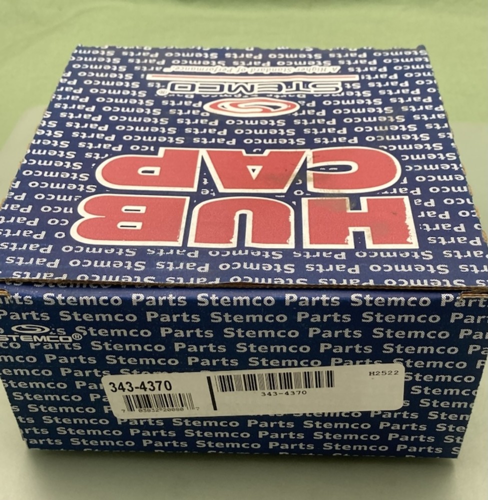 New Genuine Stemco 343-4370 Inflation 6-Hole Oil Hub Cap