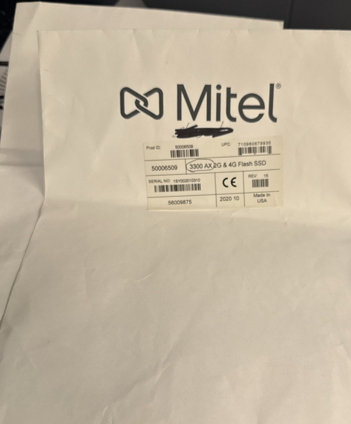 3300 AX 2G & 4G Flash SSD