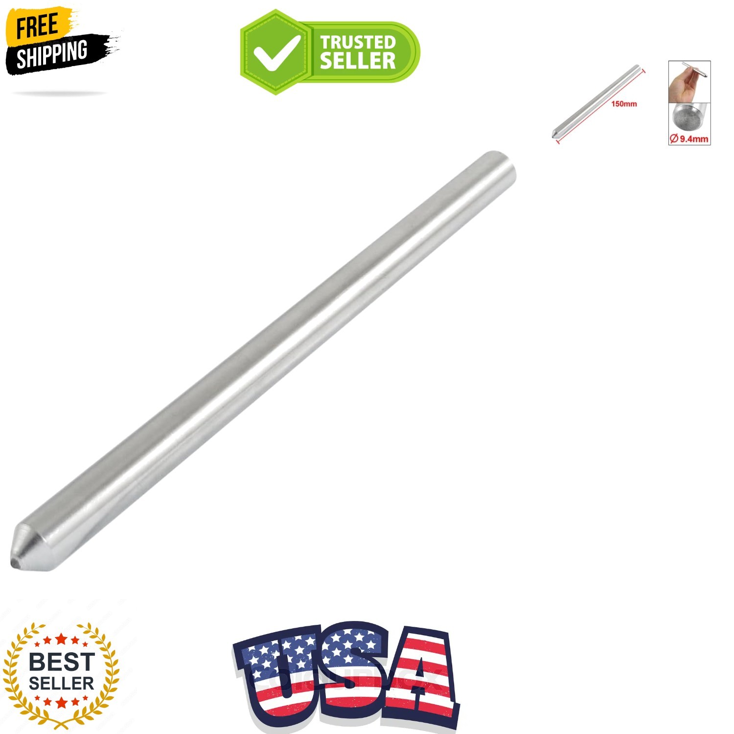 Diamond Dresser Single Tapered Point Grinding Wheel Round Pen Dressing Tool 3...
