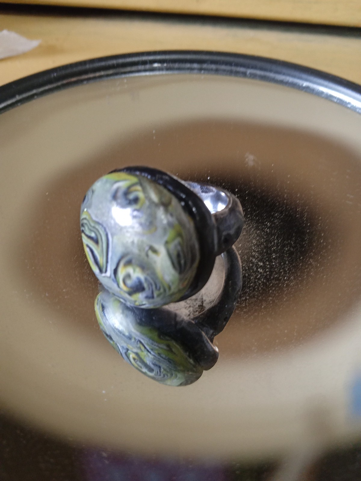 UNIQUE HANDMADE RING ( OAK)