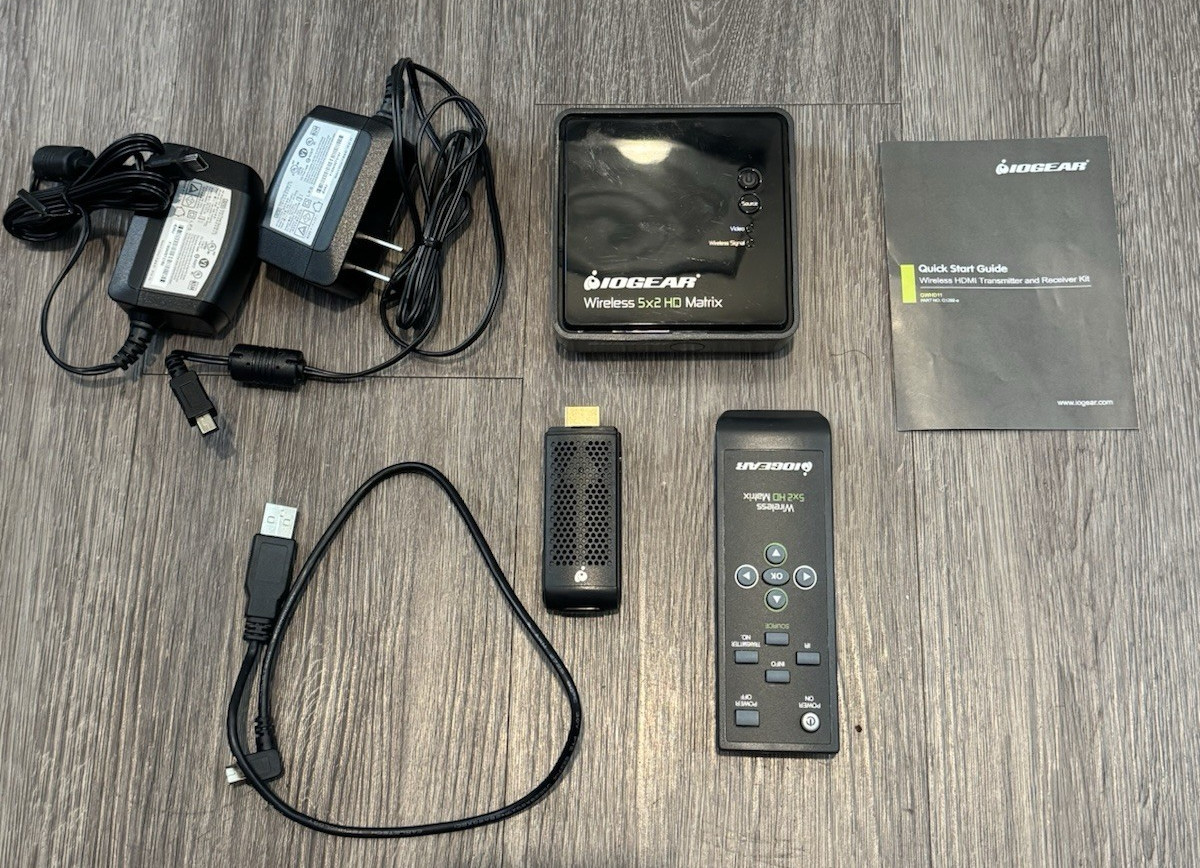 IOGEAR GWHDMS52-R Wireless 5x2 HD Matrix Receiver w/ GWHDSTX W/ Remote