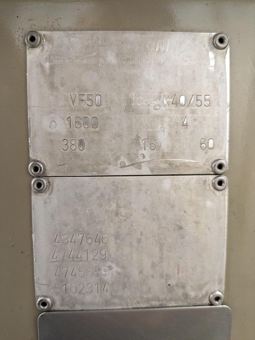Handtmann VF-50 vacuum portioning/filling machine