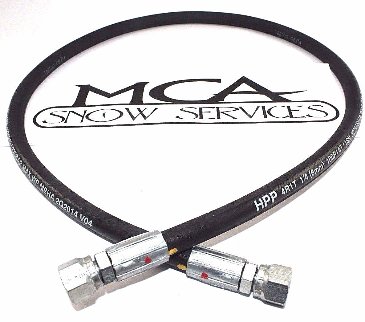 WESTERN FISHER SNOW PLOW HOSE ULTRAMOUNT MVP PUMP ANGLE/WING 1/4 X 42 56616