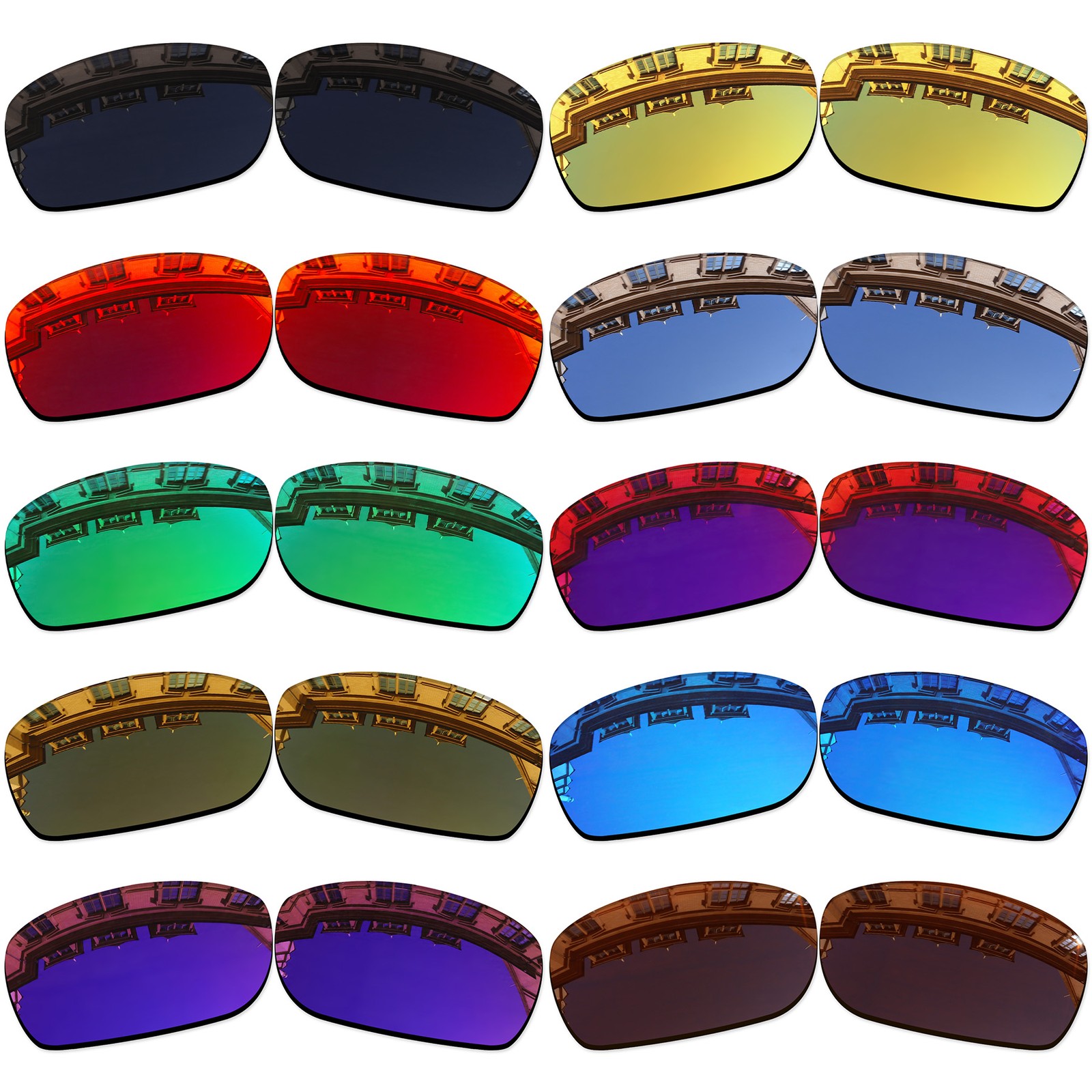 Vonxyz Polarized Replacement Lenses for-Ray-Ban RB3379 64mm-Sunglasses