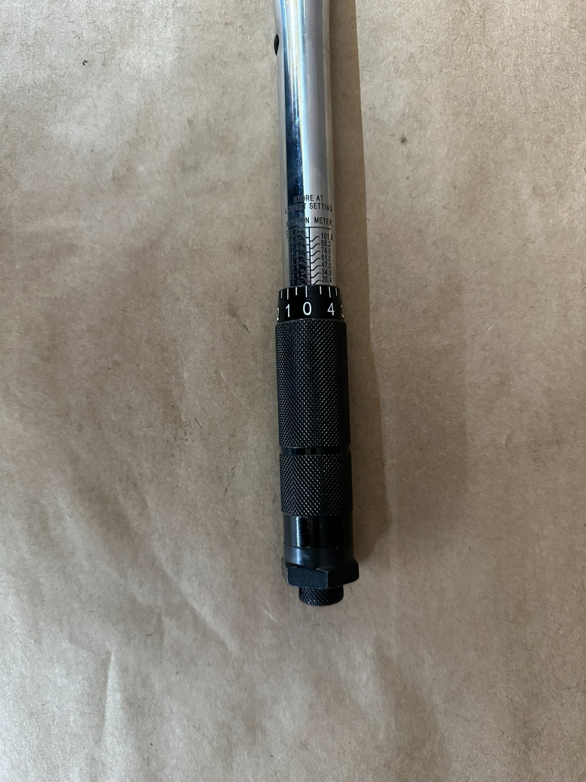 Epauto 3/8 in Drive Click Torque Wrench with case