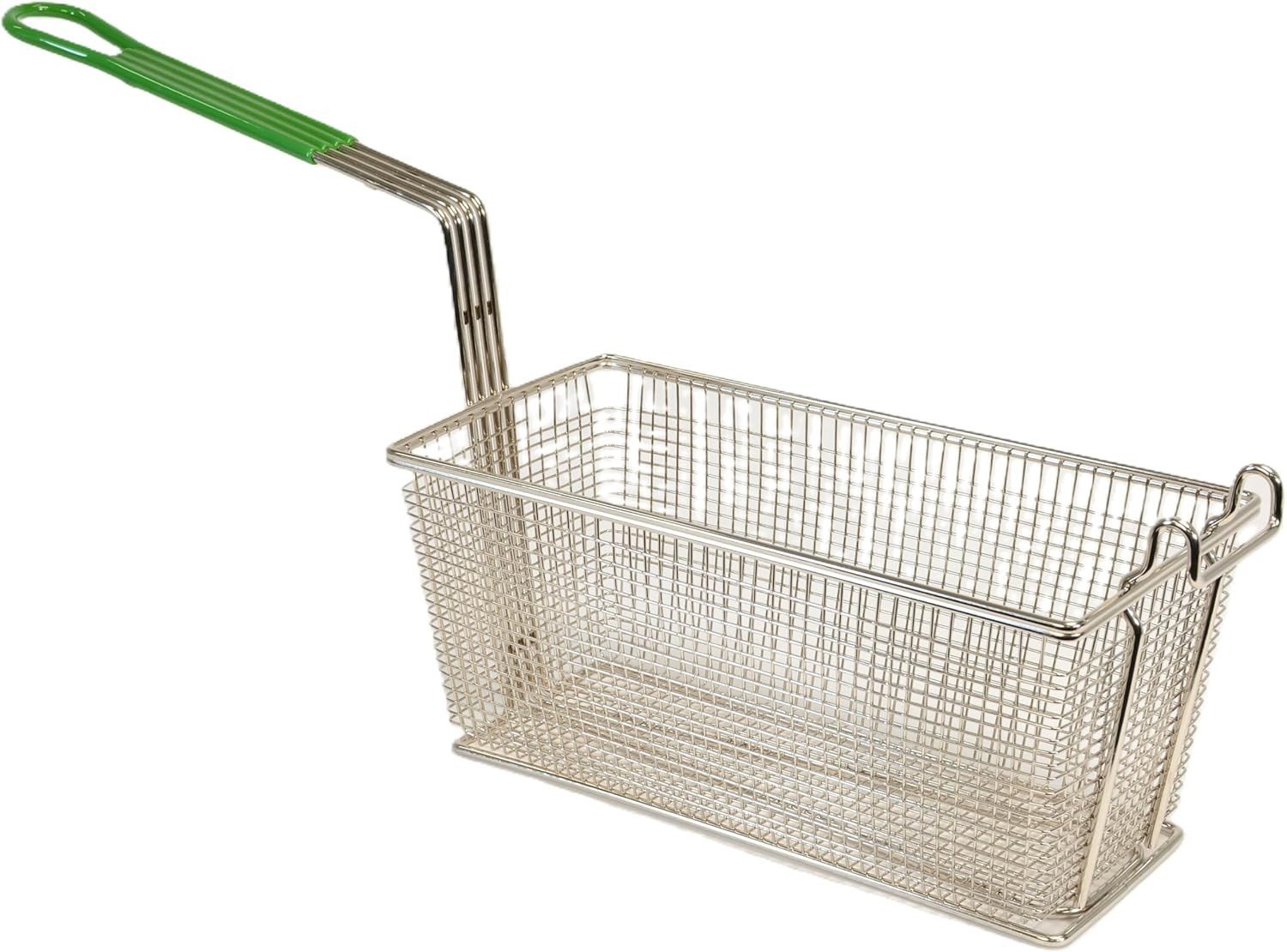 Prince Castle Commercial Fry Basket, 13.25" X 6.5" X 5.81", Wire Mesh 678-P