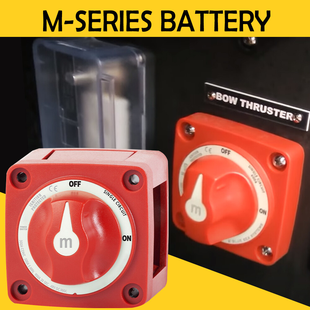 12-48V 6006 Battery M-Series Disconnect Switch On Off for Power marine boat RV‘s
