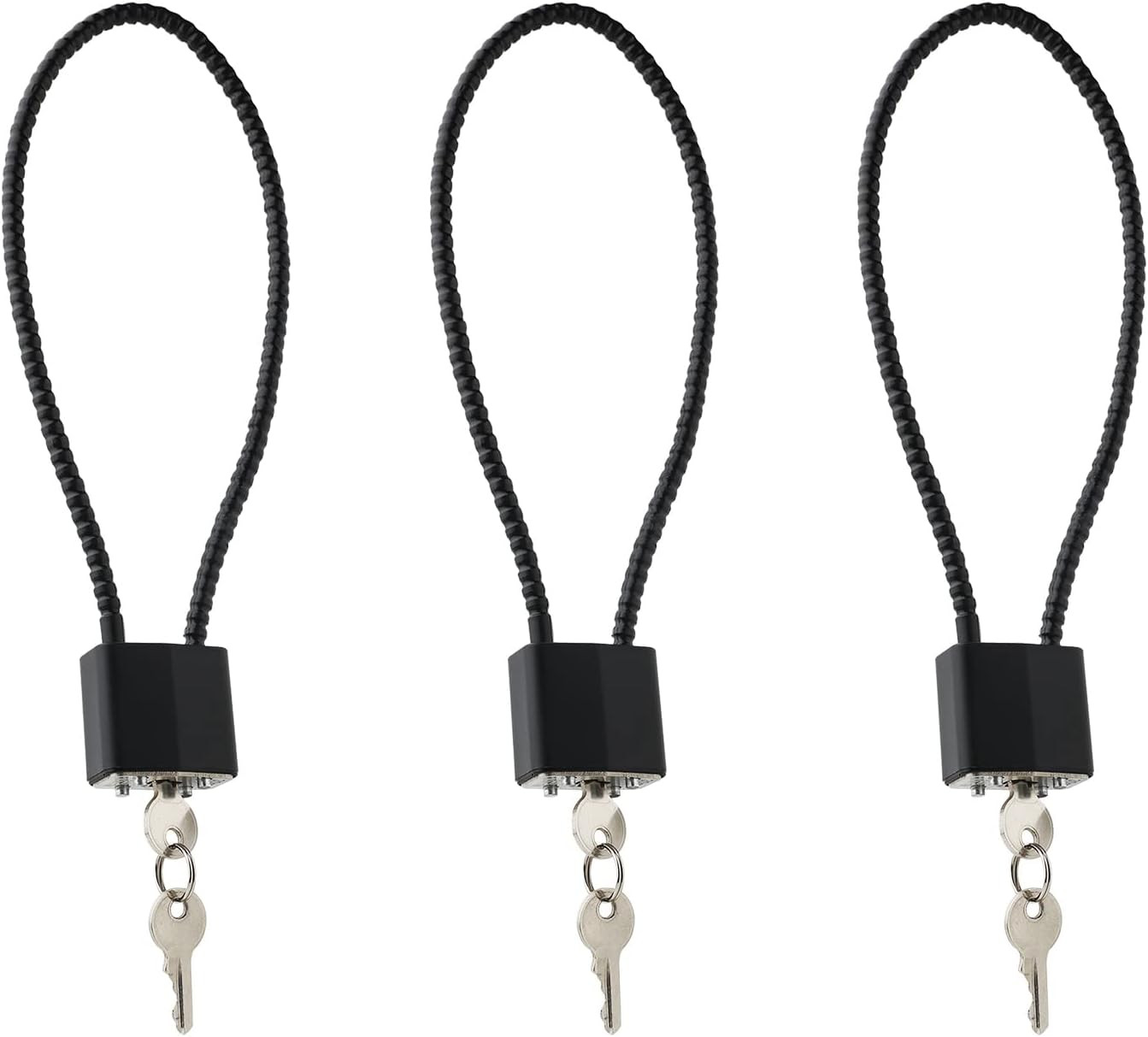 Cable Gun Locks with Keys - Keyed Alike 15" Cable Gun Safe Lock CA DOJ Approved