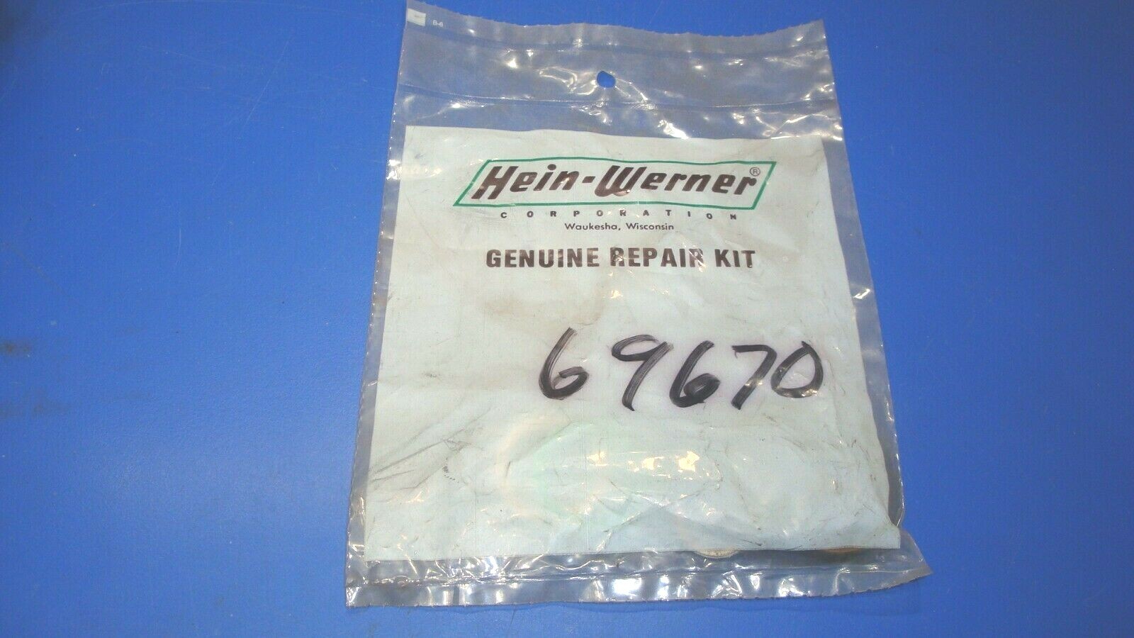HEIN-WERNER 69670 Seal Repair Kit ,NEW,Lot of 1