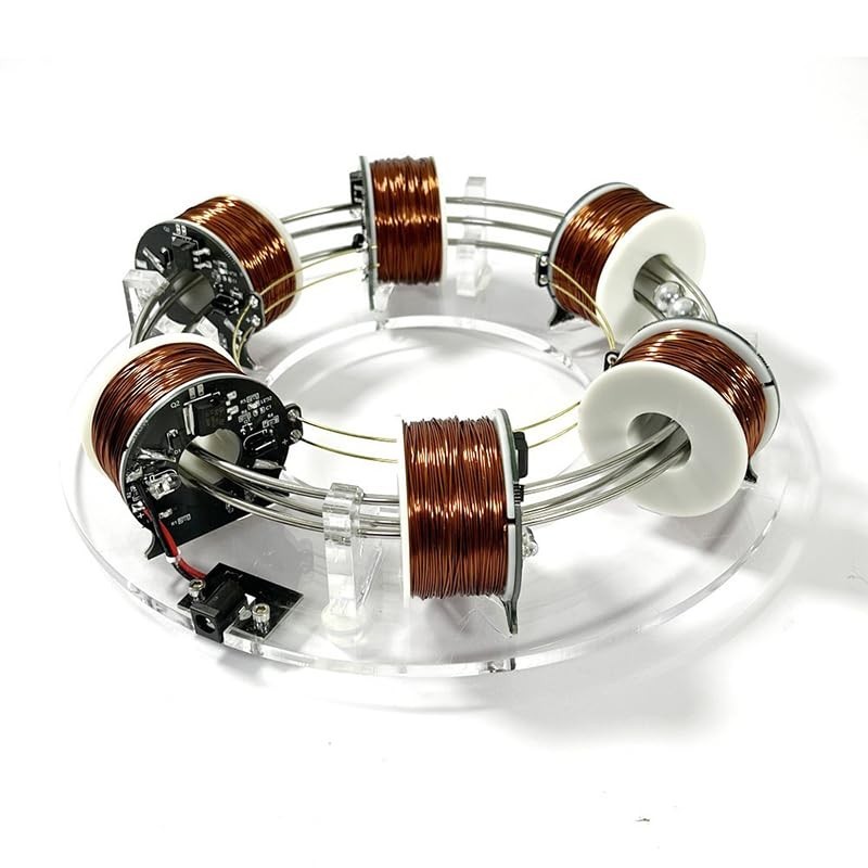 NikolaToy High Tech Electromagnetic Coil Accelerator - Multifunctional STEM Toy