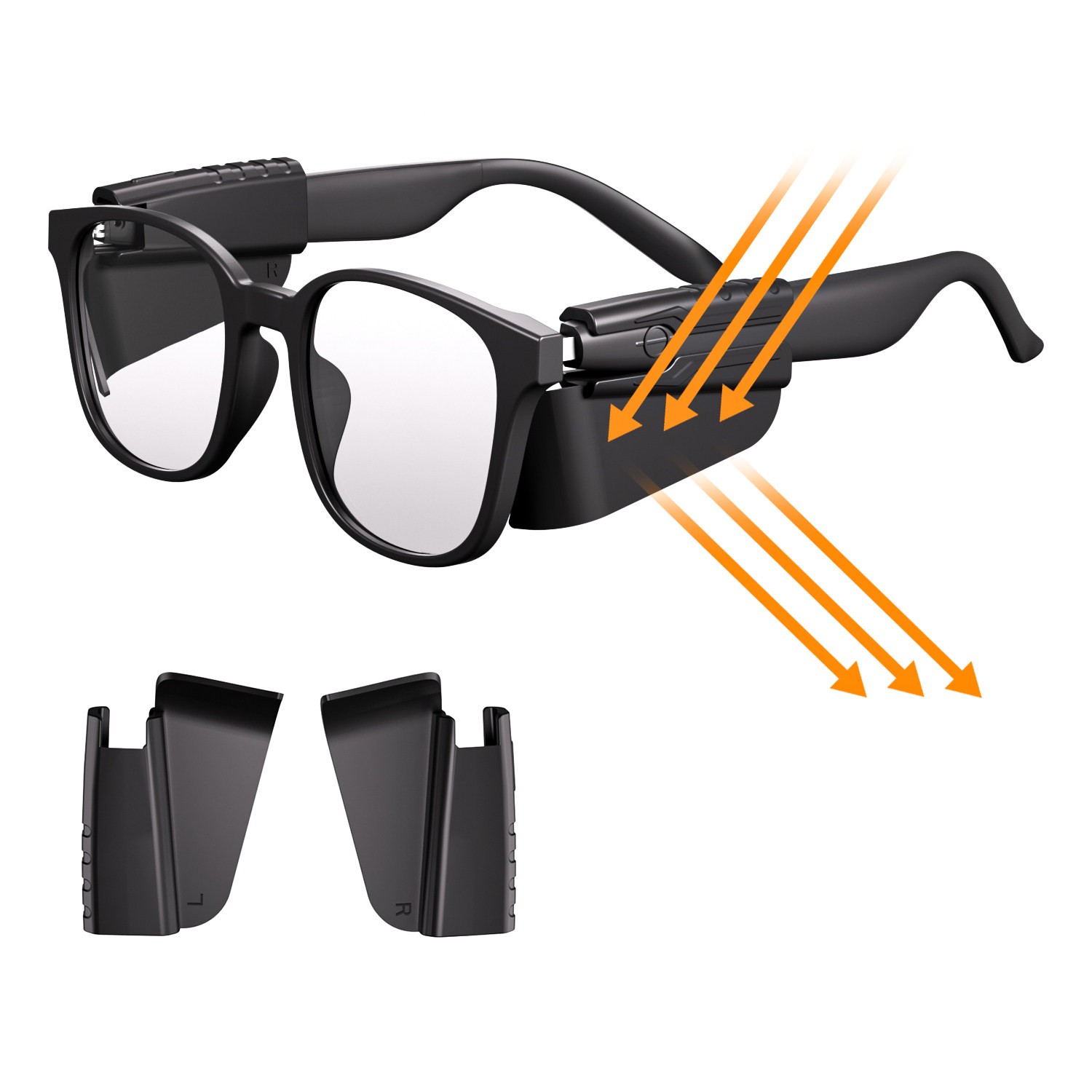 Safety Glasses Side Shields For Oakley Meta (Gen 1/2) Wayfarer Headliner Skyler