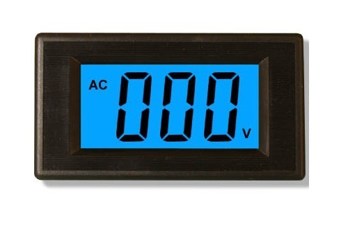 1pcs Blue AC0-500V LCD Digital Volt Panel Meter/Voltmeter