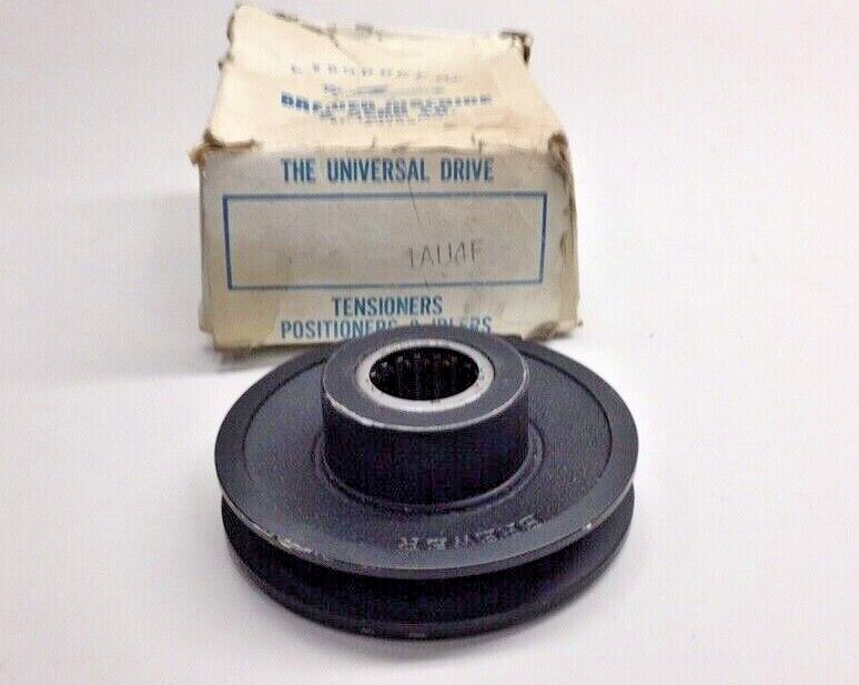 Brewer Machine 1AU4F Pulley V-Belt 1-Groove 1 bore x 4 OD x 3/4 face Cast# 1AU4