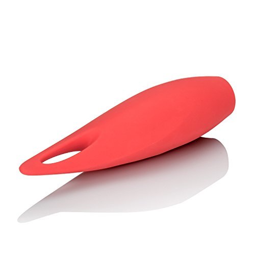 Red Hot Spark USB Rechargeable Silicone Massager Waterproof Red
