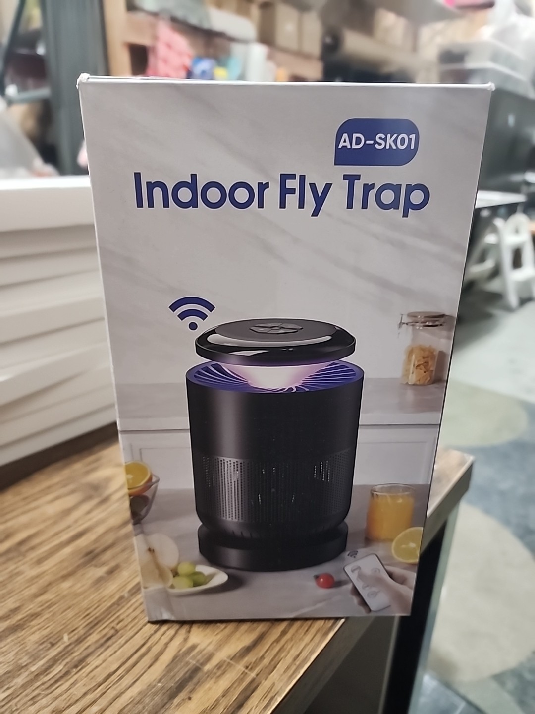 Fly Trap Indoor, Bug Light, Remote Control Fruit Fly, Gnats, Plant Pests, Moths