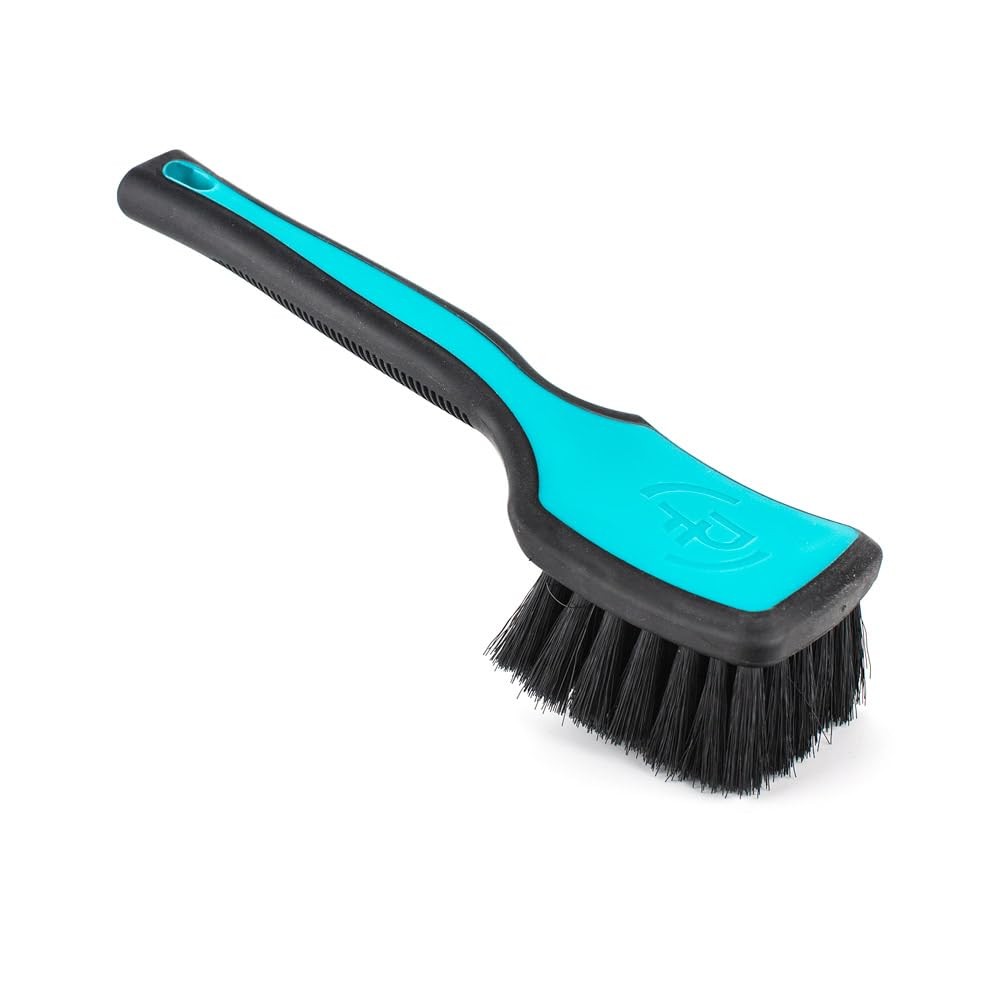 ProGrip Interior Scrub Brush - Soft Bristles, Rubber Grip, Curved Head Design
