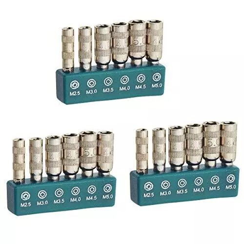 18pcs H4 Hexagon Shank 6 Points Hex Socket 2.5mm 3mm 3.5mm 4mm 4.5mm 5mm