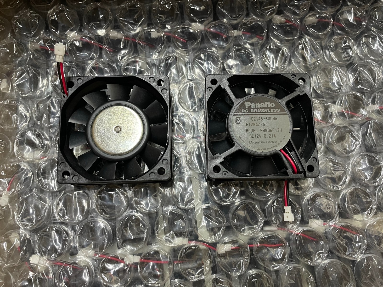 QTY-2 Matsushita Panaflo 60 mm 12 V Fan FBM06F12H 60mm 12V Fan 4200 RPM 20 CFM