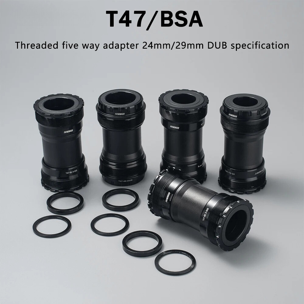 Bicycle Bottom Bracket Ceramic Bearing BB T47 Thread for Bike Central Movement