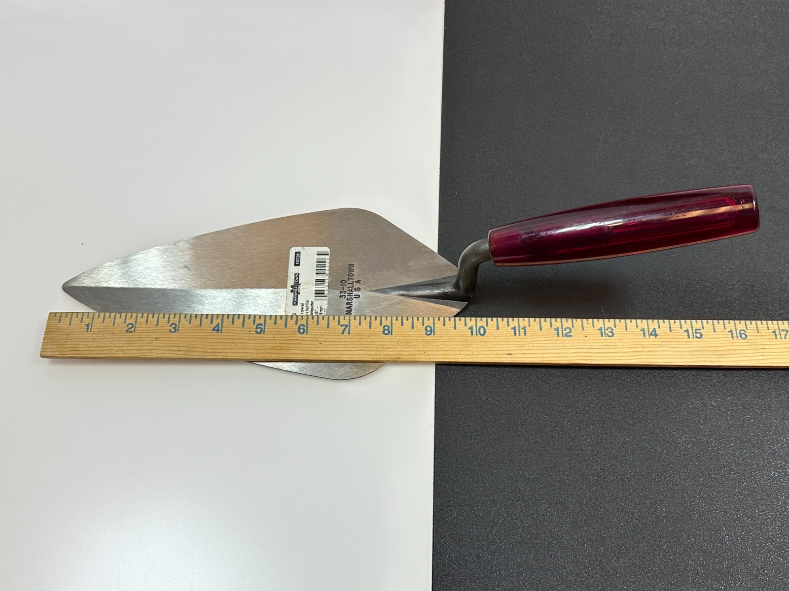 NEW Marshalltown USA 10" London Brick Trowel Plastic Handle M3310P 33P10 10226