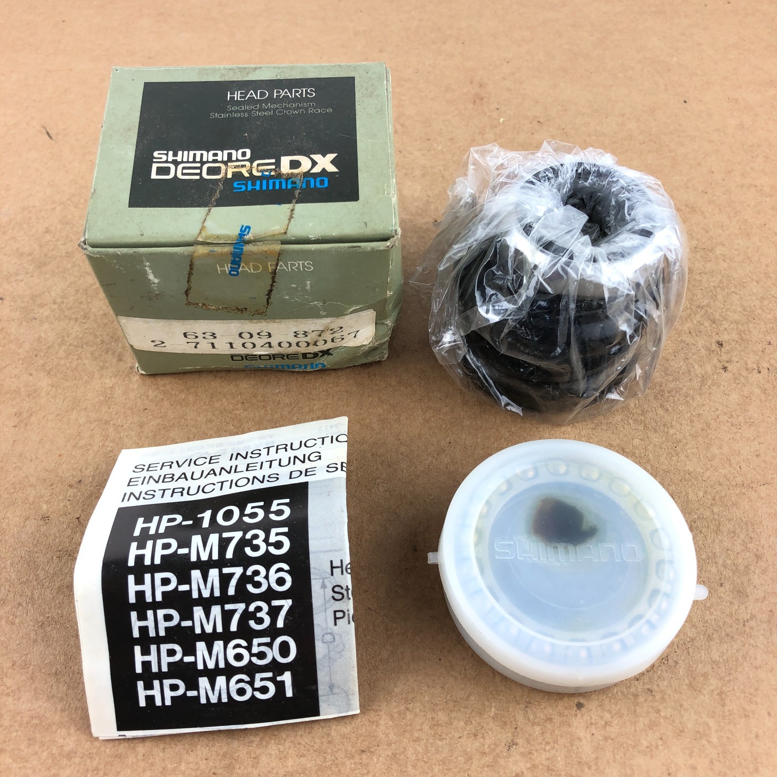 Shimano Deore DX Headset HP-M651 1-1/8” Black Vintage Mountain Bike New in Box