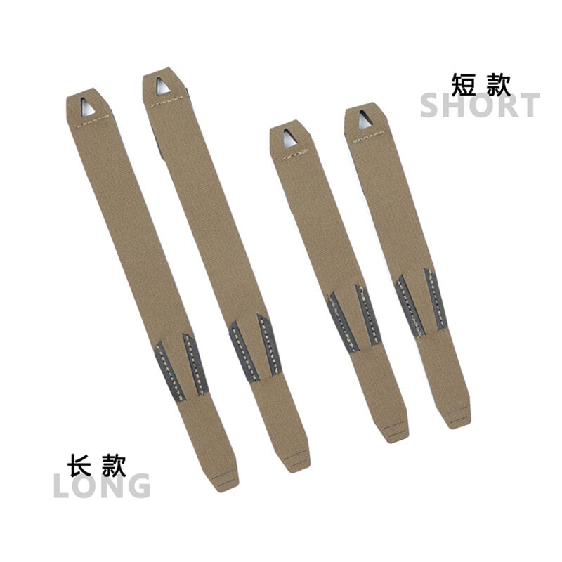 2PCS Short/Long Tactical Molle System Quick release Malice Clips Strap