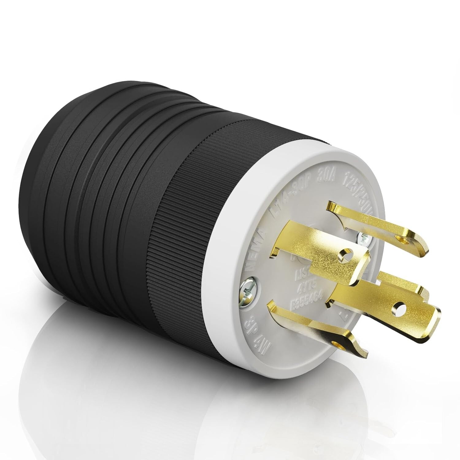 NEMA L14-30P Locking Plug Twist Generator Male Plug Replacement 30 Amp 125/250V