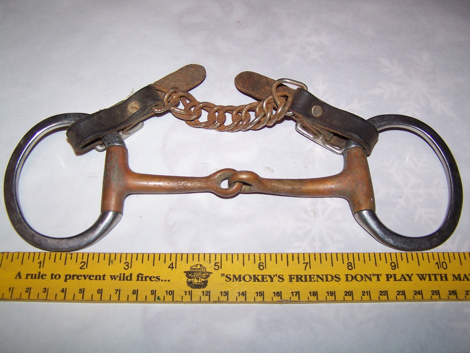 English Kimberwick Horse Bit ported correction and copper bars