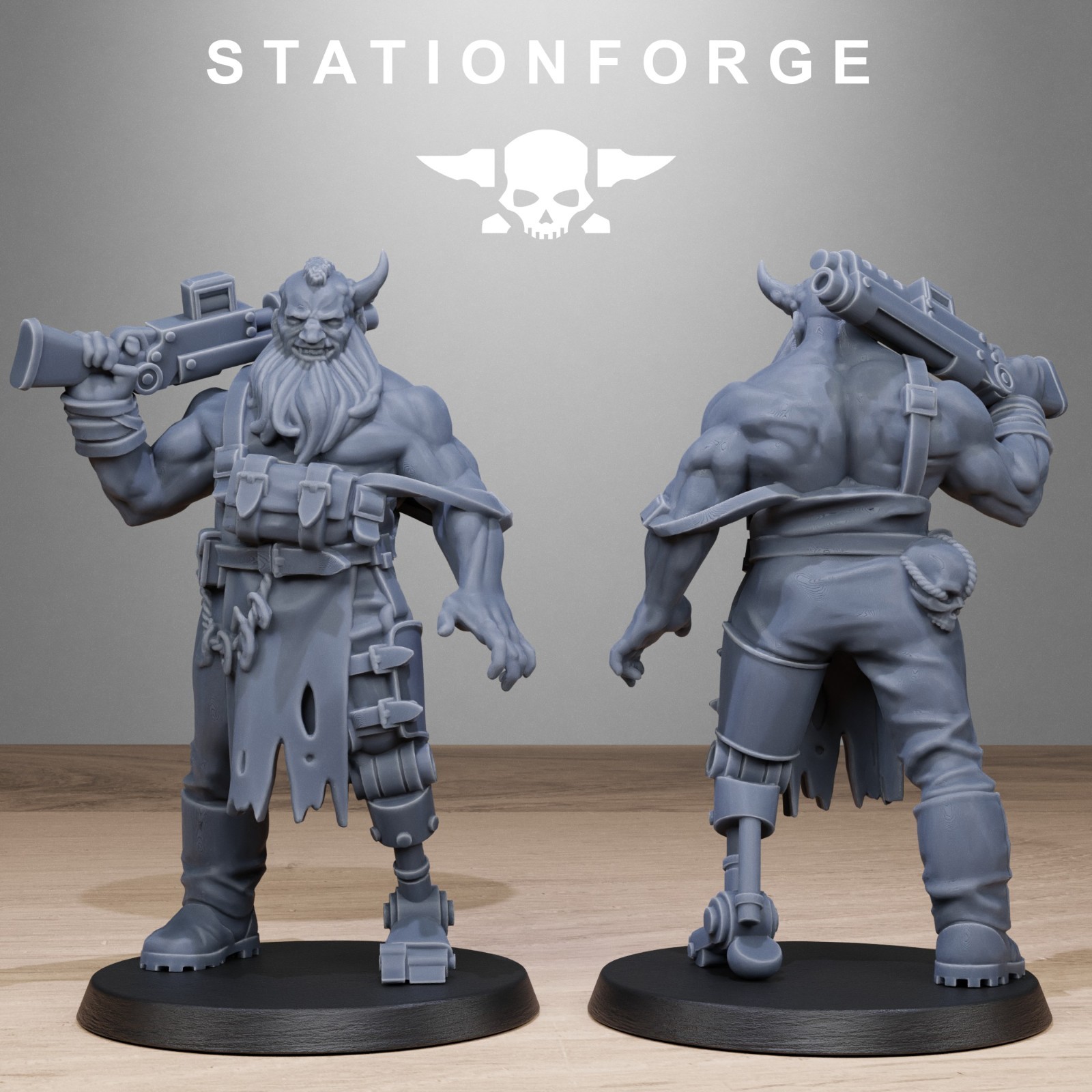 The Corrupted AbHumans from Station Forge 32mm