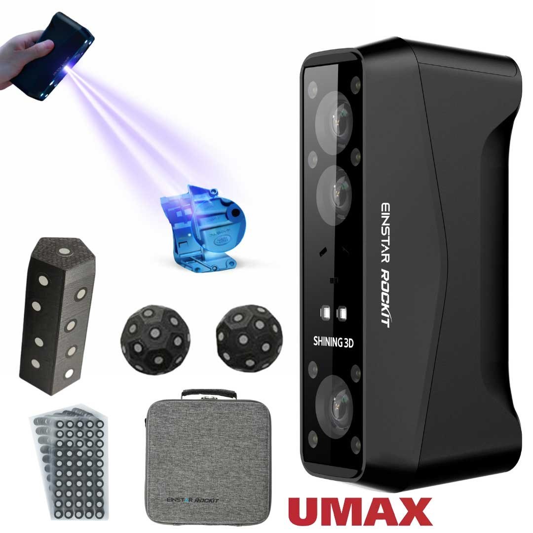 EINSTAR Rockit Wireless Handheld 3D Scanner 0.05mm HD Resolution,  IR VCSEL Scan