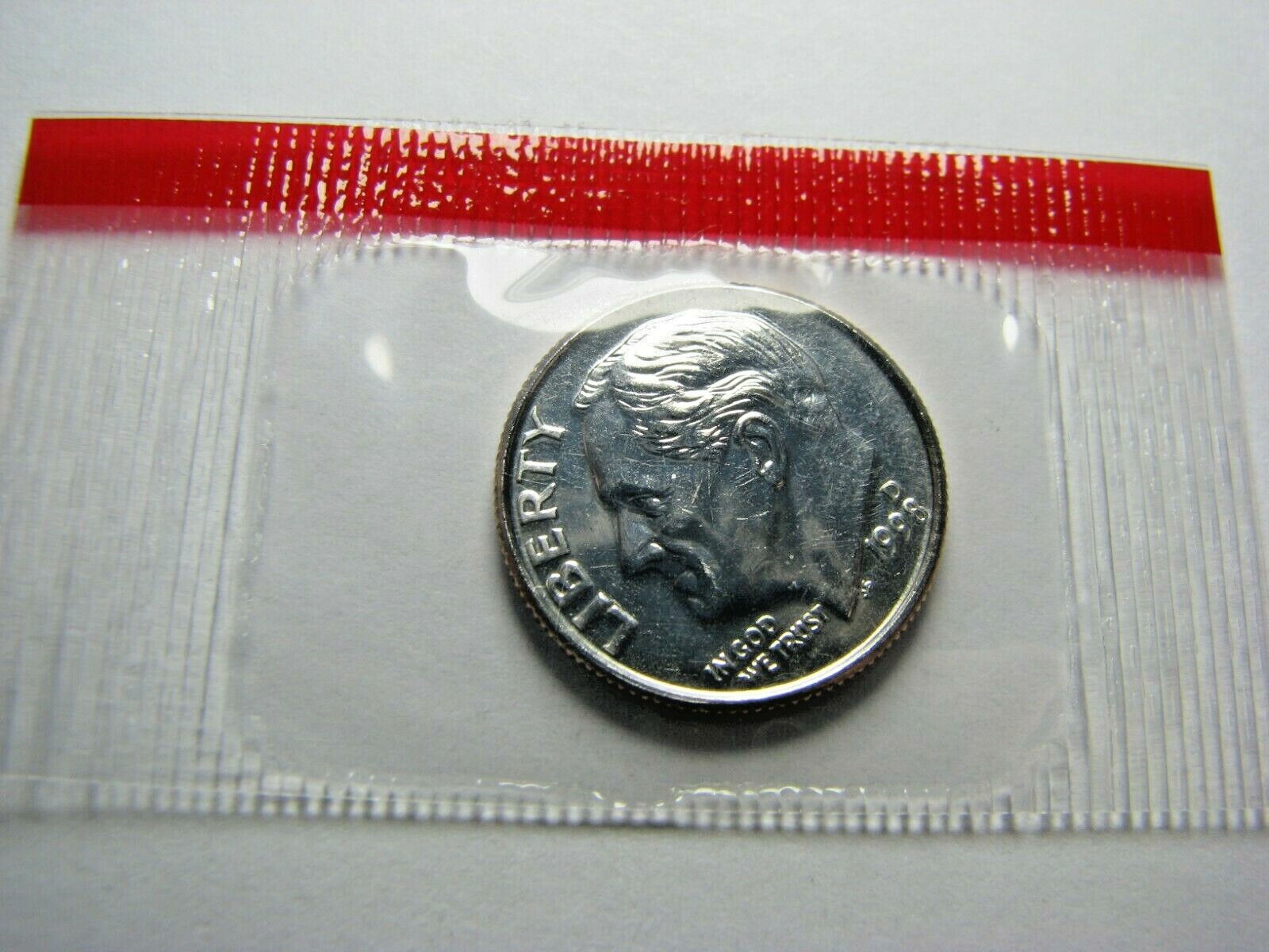 1998-D Roosevelt Dime Uncirculated in Original Mint Cello