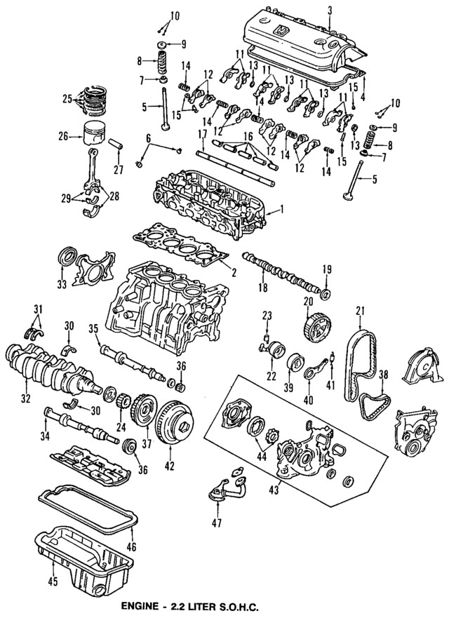 Genuine Honda Valve Springs 14762-PT7-A03