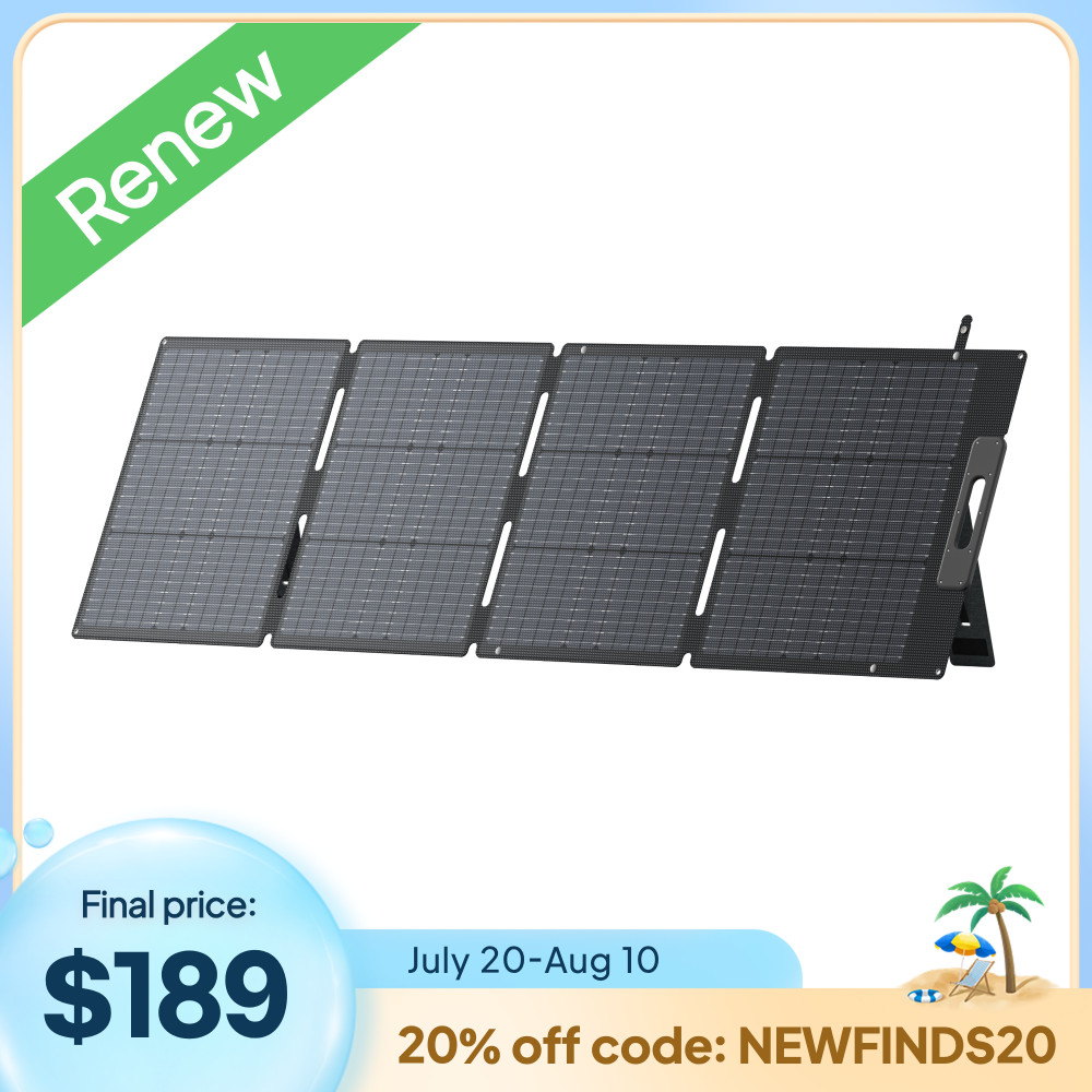 BLUETTI 200W Solar Panel Portable Foldable for Power Station for Camping Trip