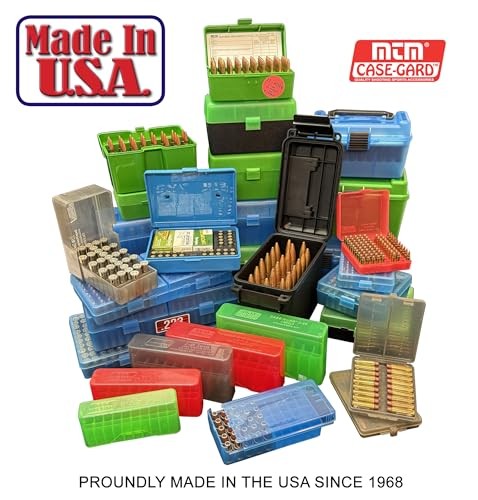 50 round flip top ammo box 38 357 cal green