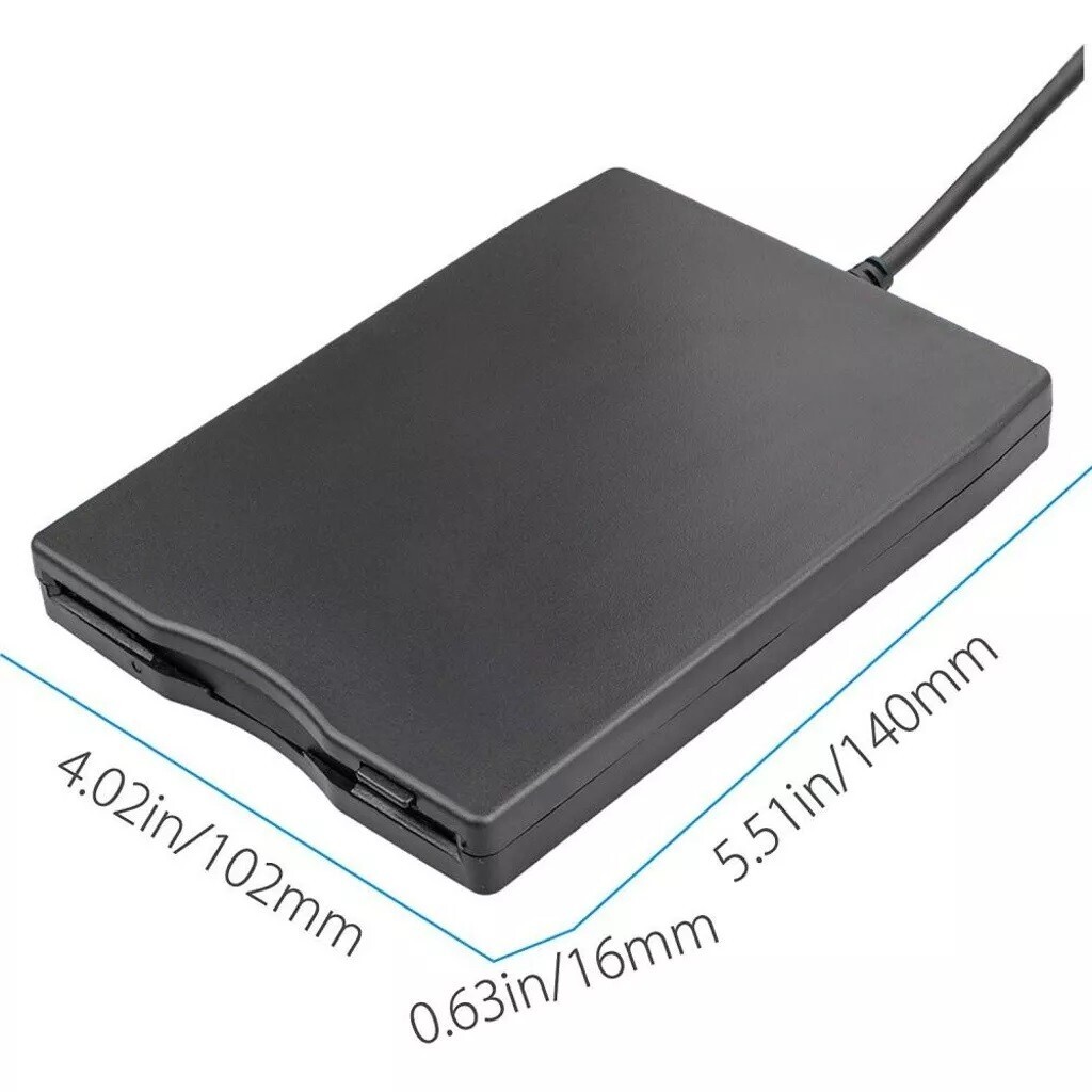 NEW USB 2.0 External Floppy Disk Drive 3.5" 1.44MB Windows PC Mac OS