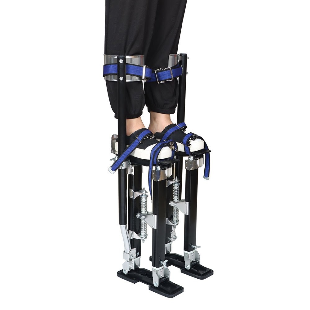 18 Inch -30 Inch Adjustable Aluminum Alloy Stilts For Drywall Painters Walking