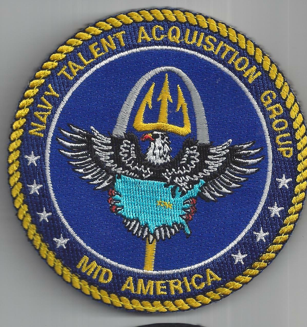 PATCH USN NAVY TALENT ACQUISITION GROUP MID AMERICA