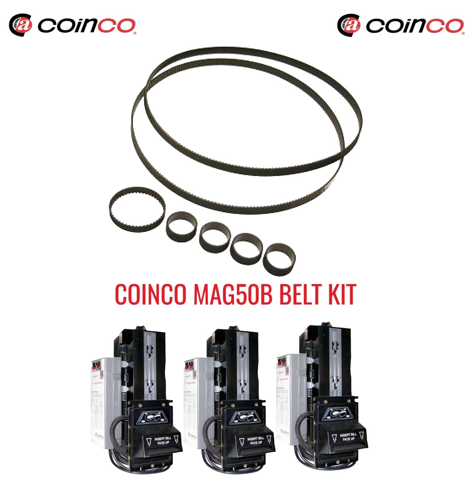 Coinco Mag30B Bill Validator/Bill Acceptor Belt Kit