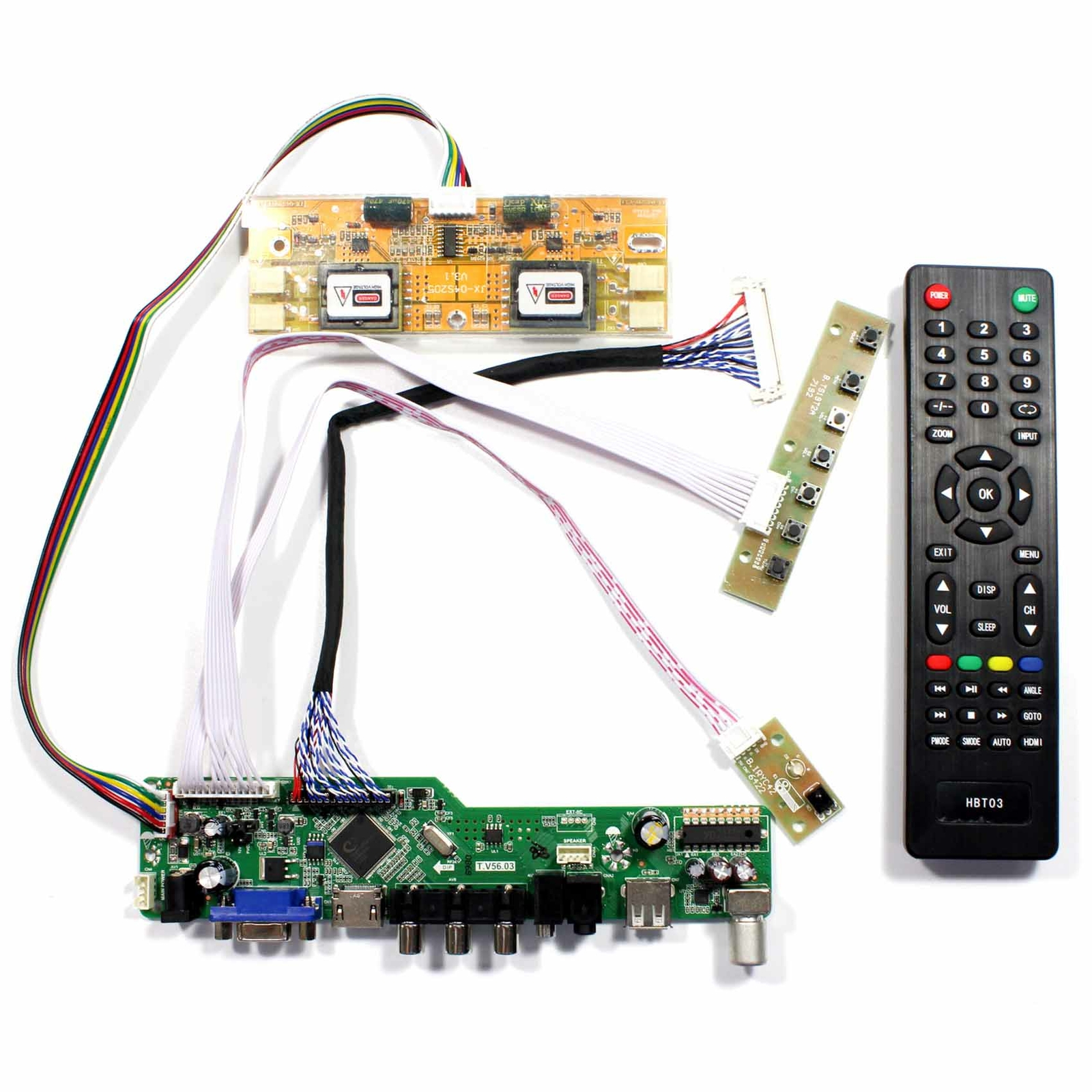 TV HD VGA AV USB LCD Control Board For M190PW01 V0 LTM190M2-L31 1440x900 LCD